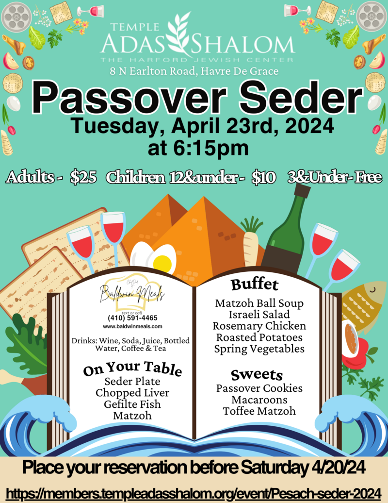 Banner Image for Congregational Second Night Seder