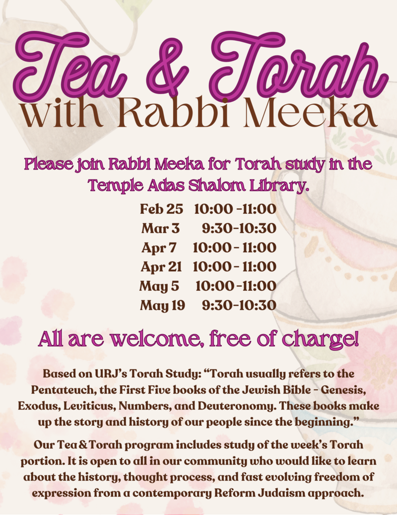 Banner Image for Tea & Torah